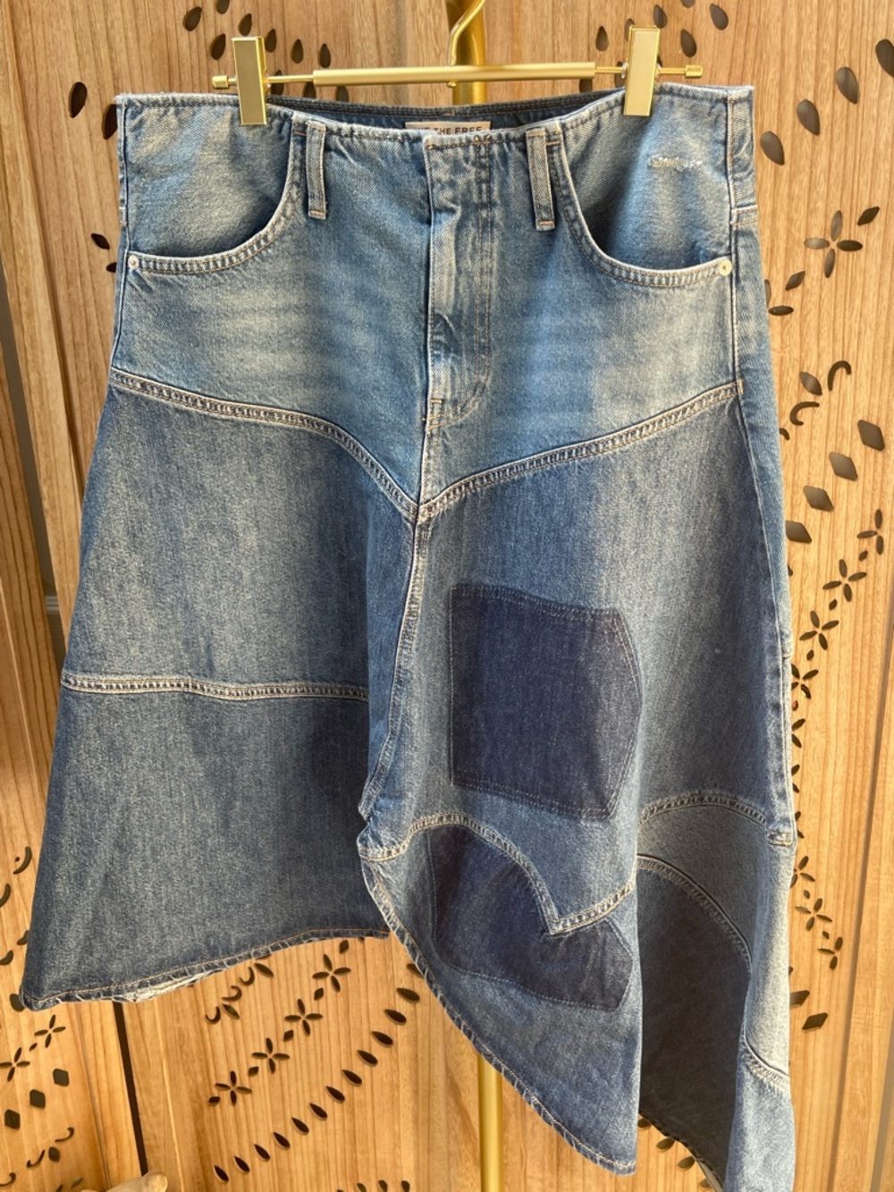 NWOT We The Free Piece Of Work Denim
Midi Skirt - Picture 5 of 13